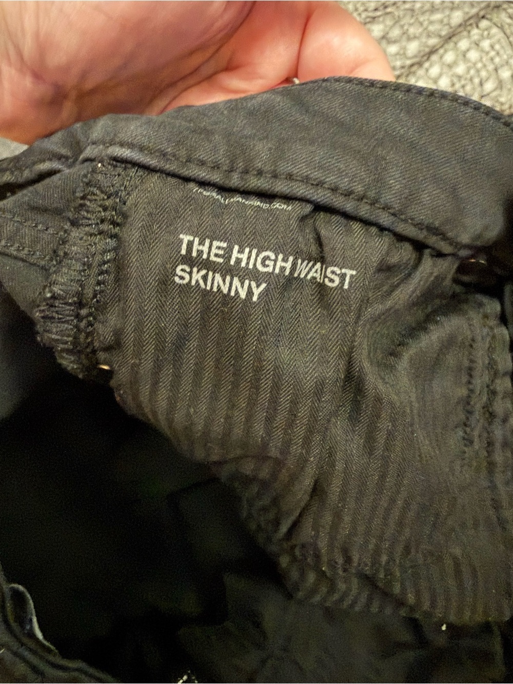 7 For All Mankind Women’s Black High Waist Skinny Jeans Size 31 - Picture 5 of 7